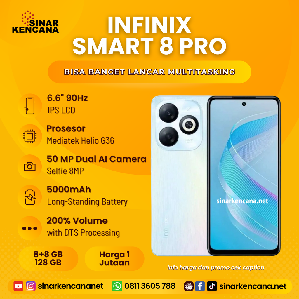 HP INFINIX SMART 8 PRO 8/128