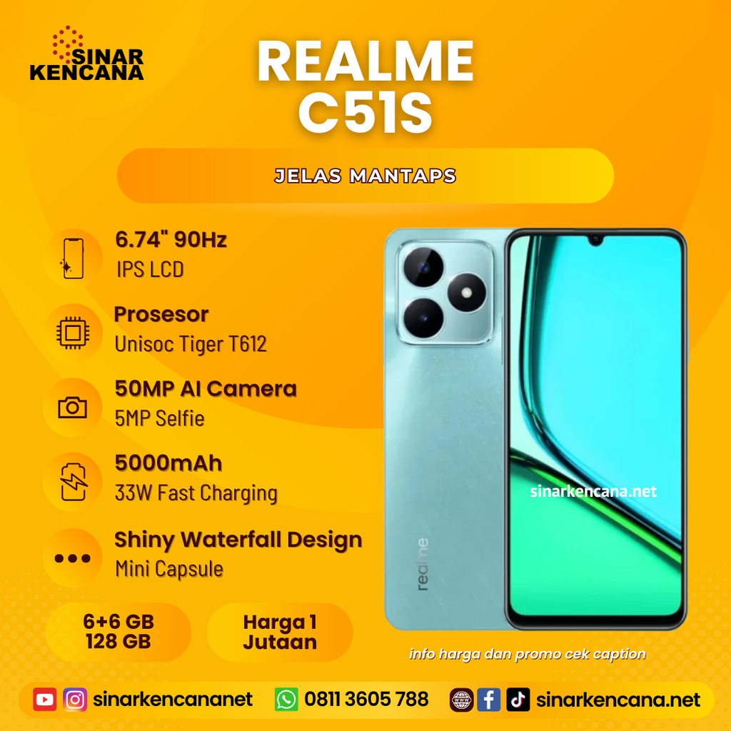 HP REALME C51S 6/128