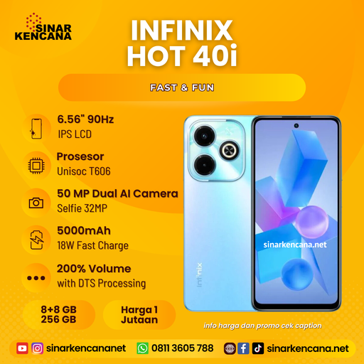 HP INFINIX HOT 40i 8/256