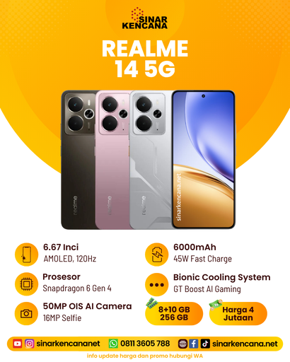 HP REALME 14 5G 8/256
